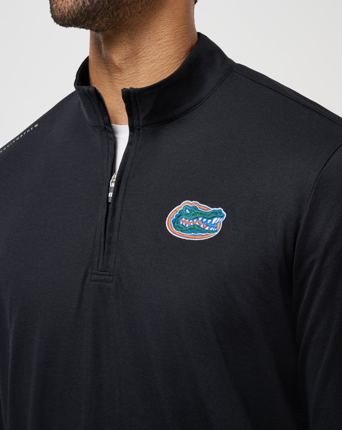 TravisMathew | Florida Time To Tailgate Quarter Zip - Black