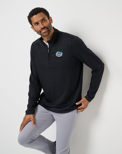 TravisMathew | Florida Time To Tailgate Quarter Zip - Black