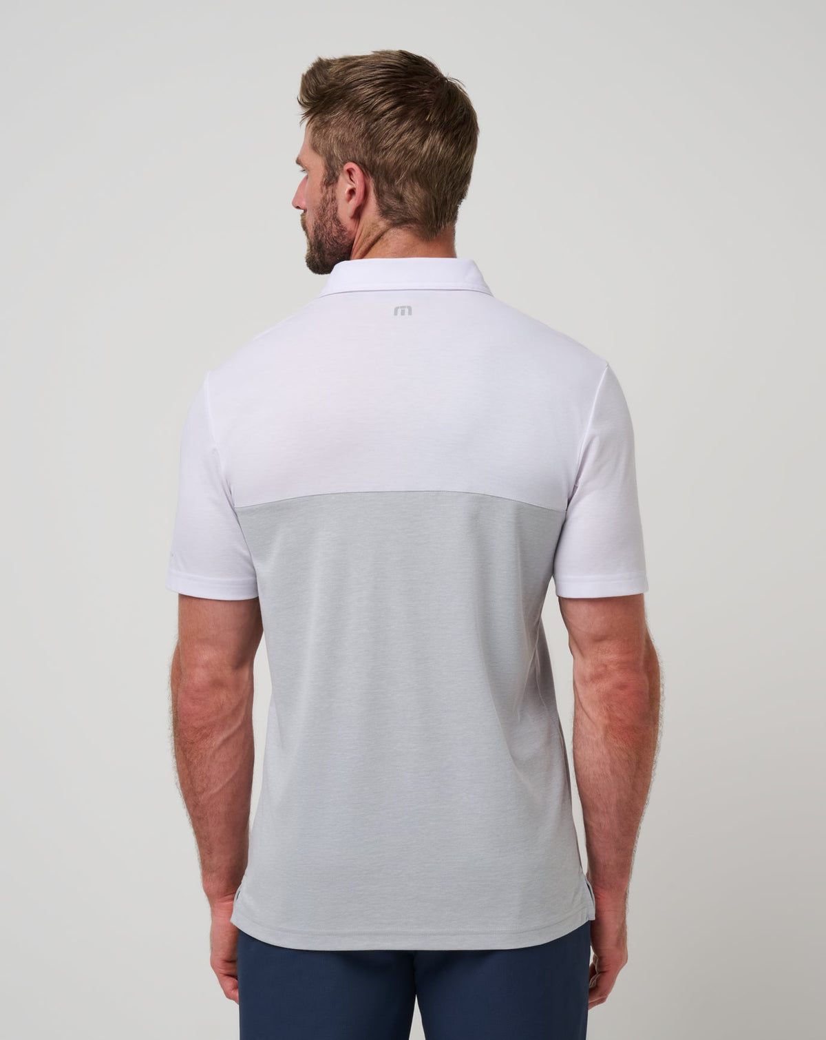 TravisMathew | Florida Drop Back Polo - White/Heather Grey