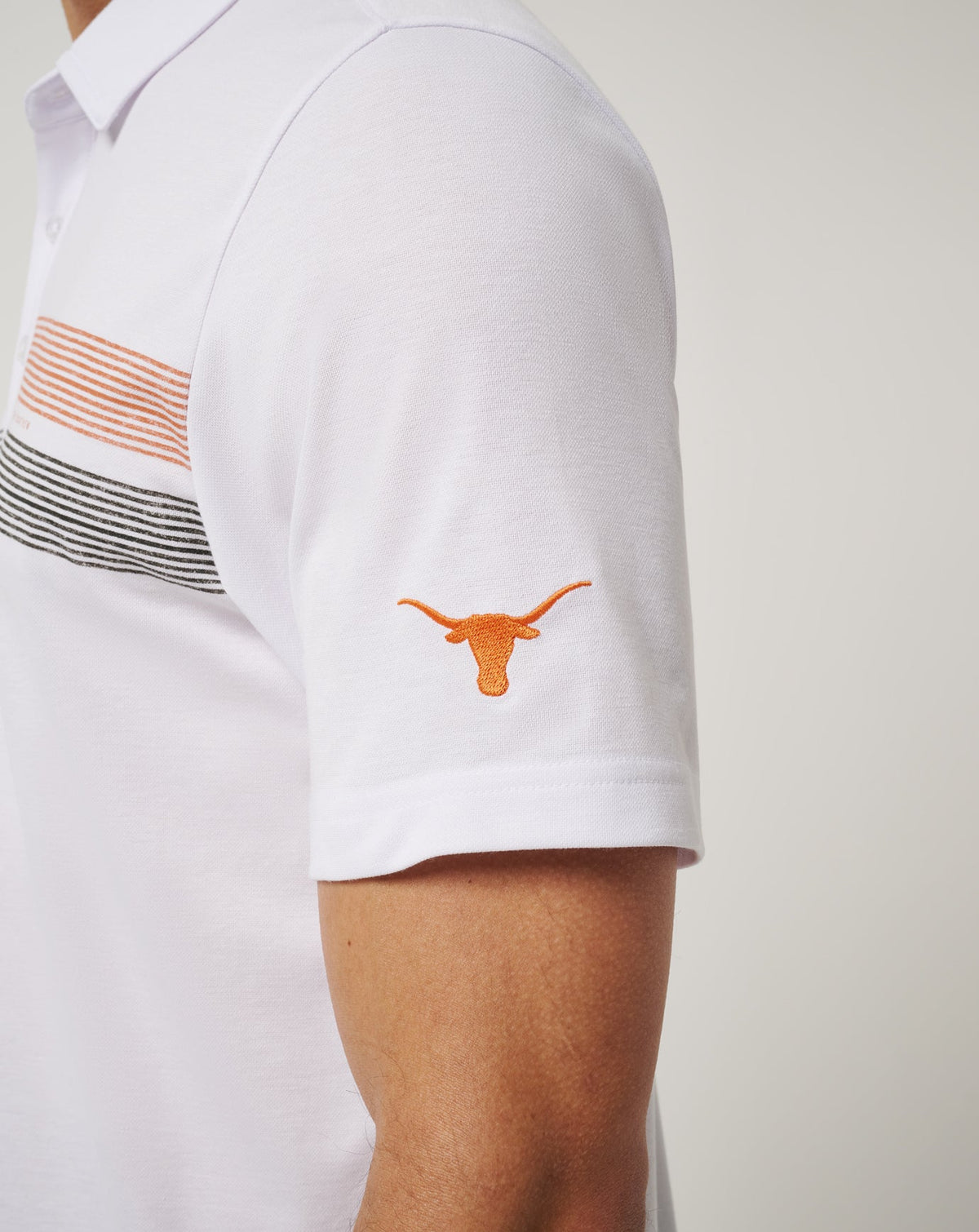 TravisMathew | UT Austin Top Recruit Polo - White/Orange