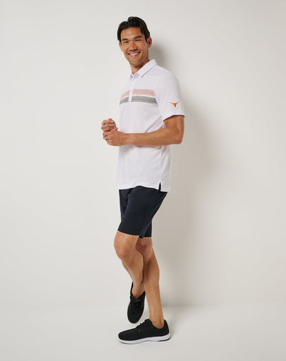 TravisMathew | UT Austin Top Recruit Polo - White/Orange