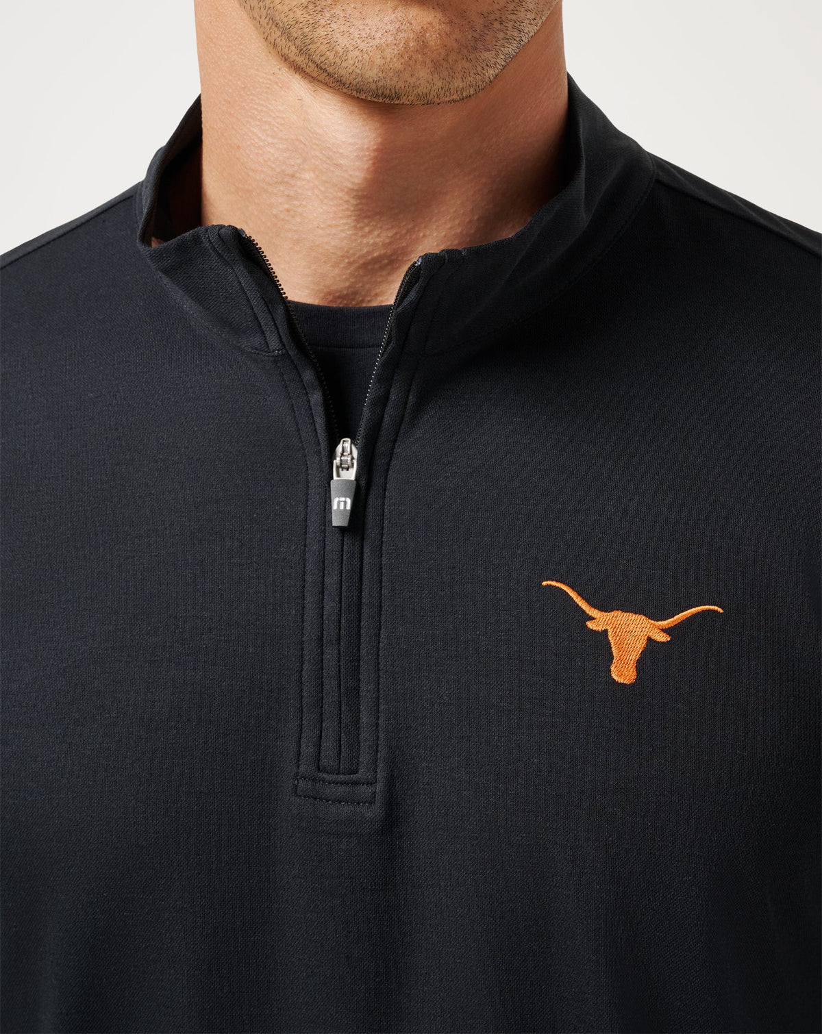 TravisMathew | UT Austin Time To Tailgate Quarter Zip - Black