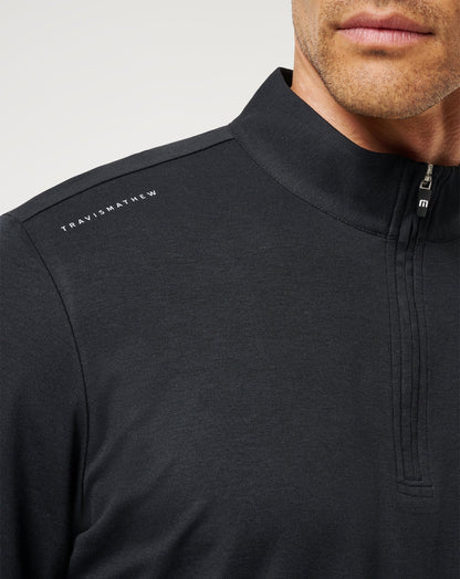 TravisMathew | UT Austin Time To Tailgate Quarter Zip - Black