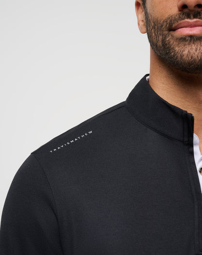 TravisMathew | Utah Time To Tailgate Quarter Zip - Black