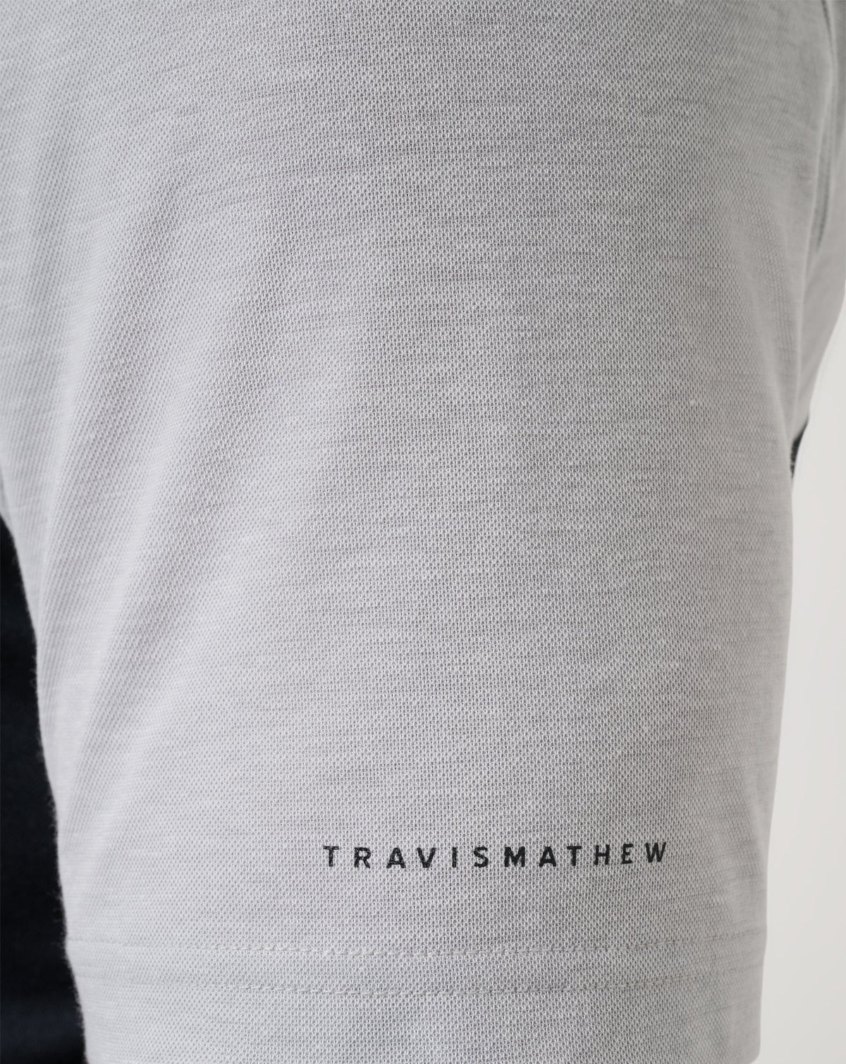 TravisMathew | Utah Drop Back Polo - Heather Grey/Black