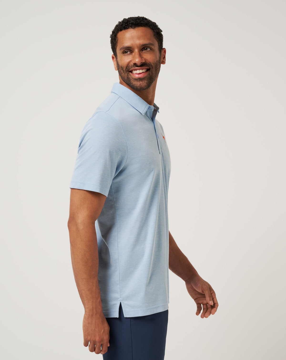 TravisMathew | UT Austin School Pride Polo - Heather Blue
