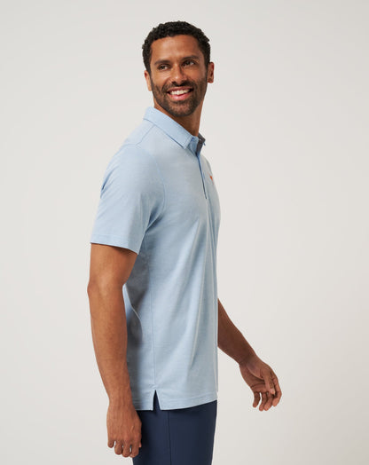 TravisMathew | UT Austin School Pride Polo - Heather Blue