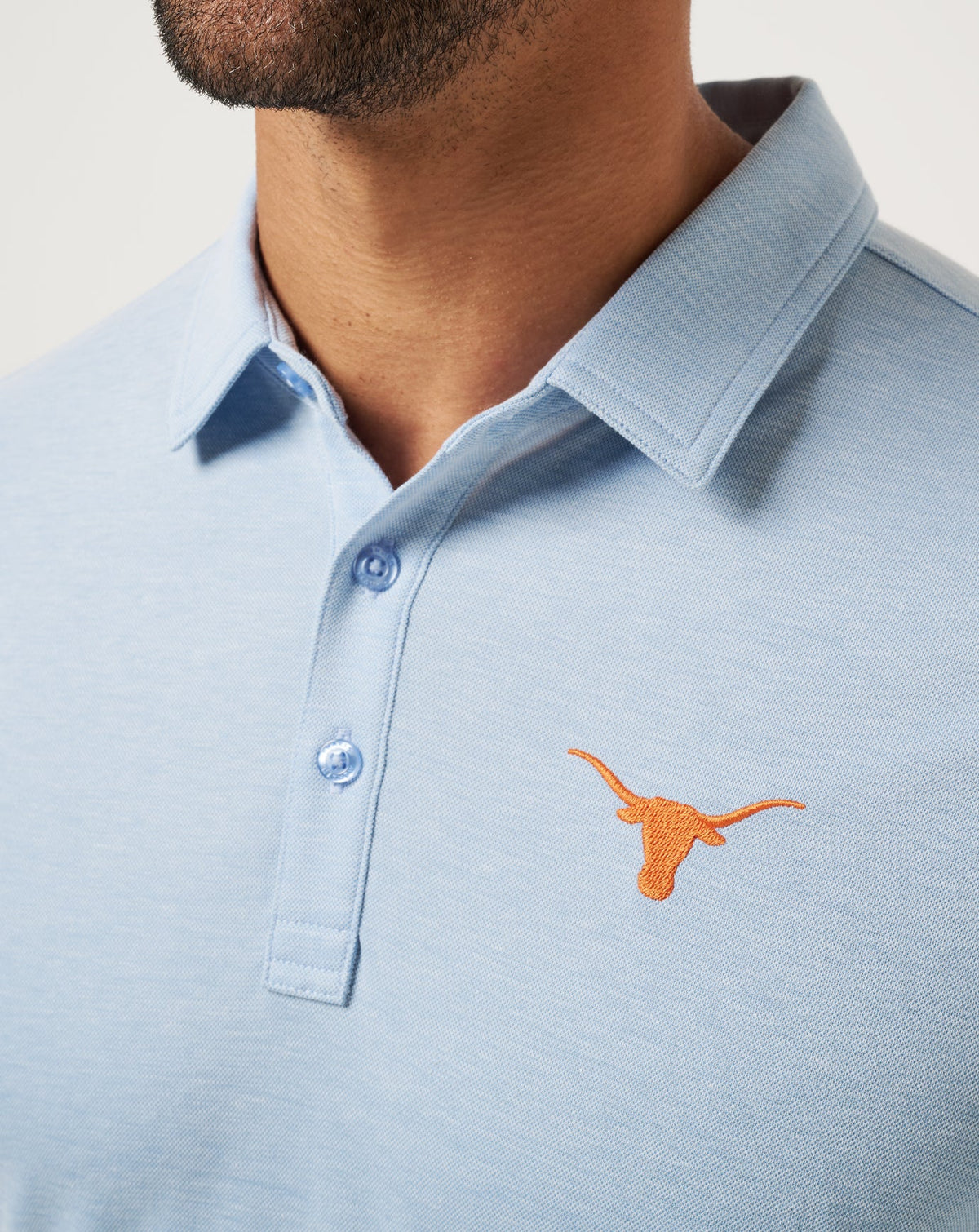 TravisMathew | UT Austin School Pride Polo - Heather Blue