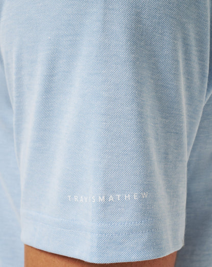 TravisMathew | UT Austin School Pride Polo - Heather Blue
