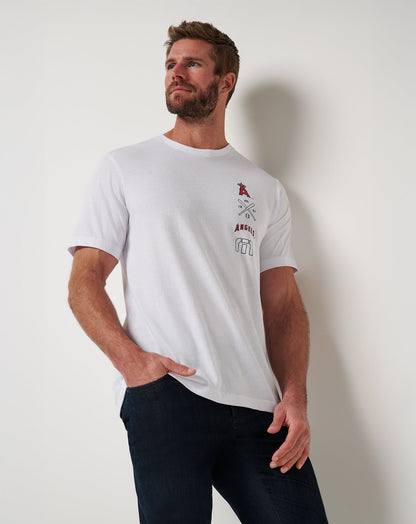 TravisMathew | Los Angeles Angels Sunset Slam 2.0 Tee - White