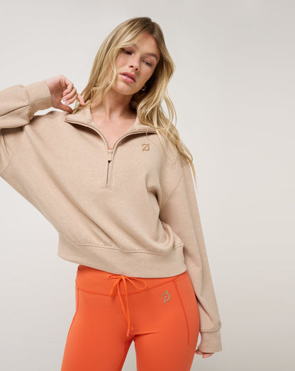 TravisMathew | Overnight Trip Half Zip - Heather Burro