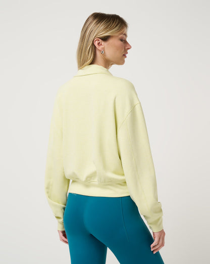 TravisMathew | Overnight Trip Half Zip - Heather Limeade
