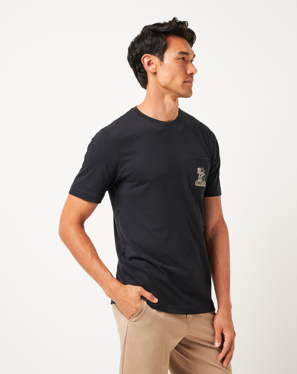 TravisMathew | Lost Cave Pocket Tee - Black
