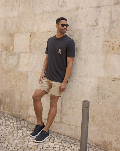 TravisMathew | Lost Cave Pocket Tee - Black