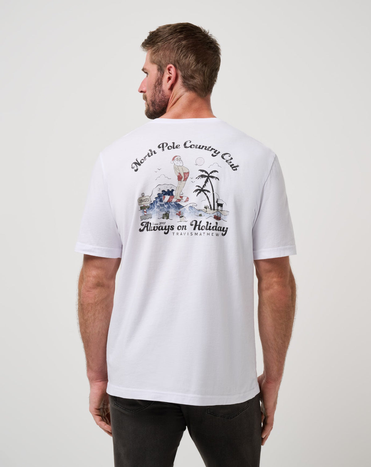 TravisMathew | Holly Jollies Tee - White