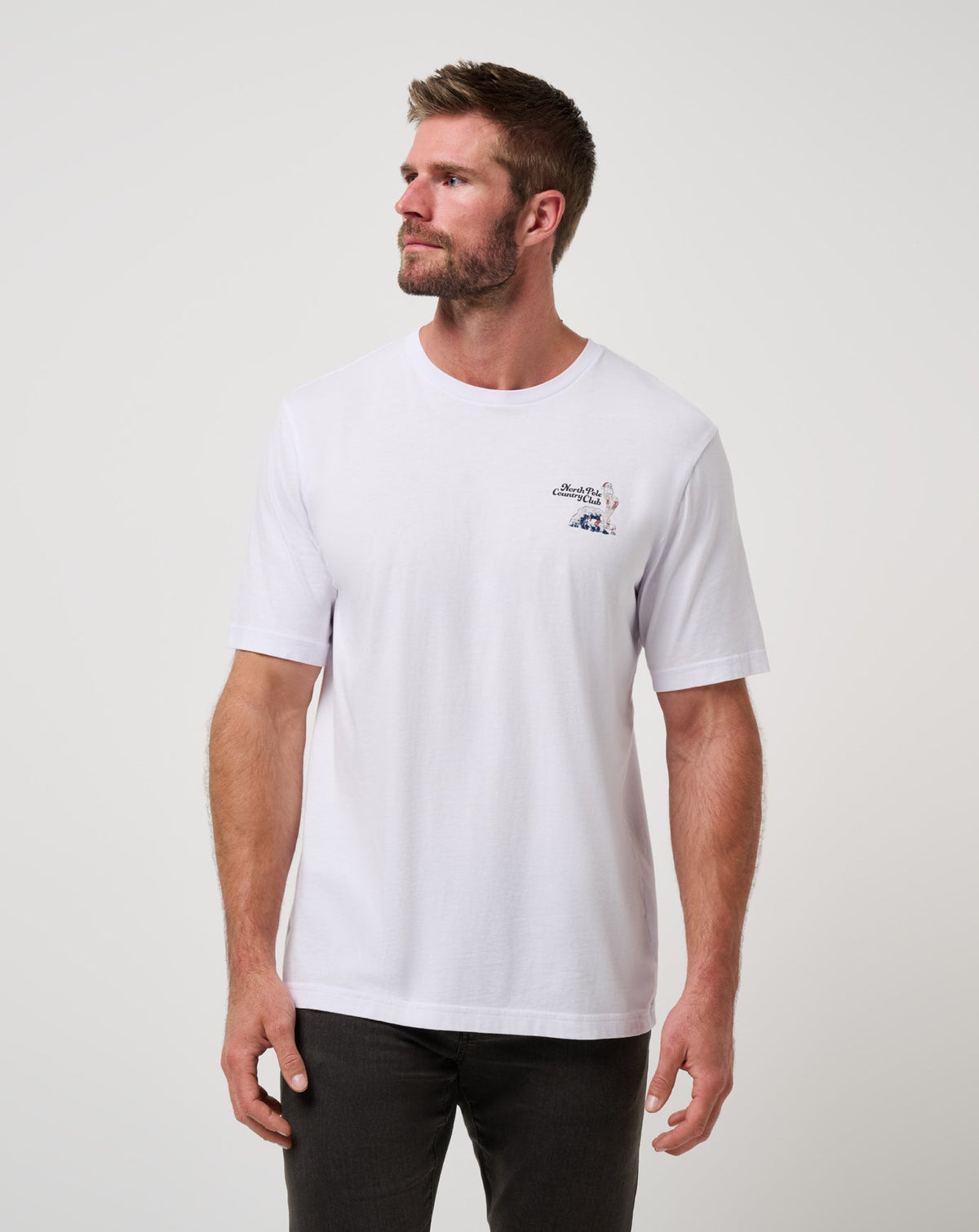 TravisMathew | Holly Jollies Tee - White