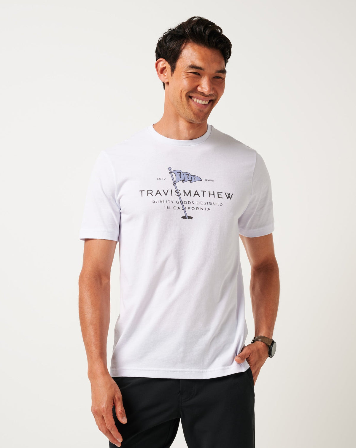 TravisMathew | Worth A Shot Tee - White