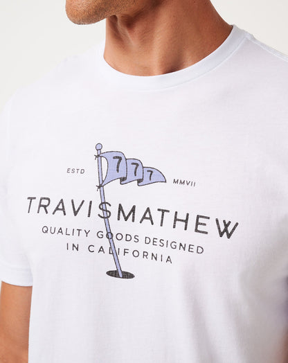 TravisMathew | Worth A Shot Tee - White