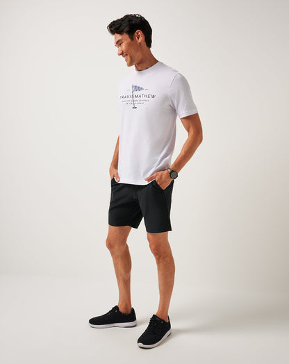 TravisMathew | Worth A Shot Tee - White